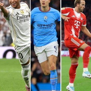 开云体育入口-欧洲金靴排名：姆巴佩本轮双响追平头名凯恩，哈兰德一球之差紧咬