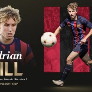 开云体育入口-亚特兰大联官方：巴萨20岁中场吉尔转会加盟，签约至2027年6月